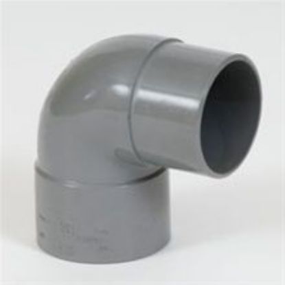 Afbeeldingen van PVC bocht D.125 - 90° - M/S