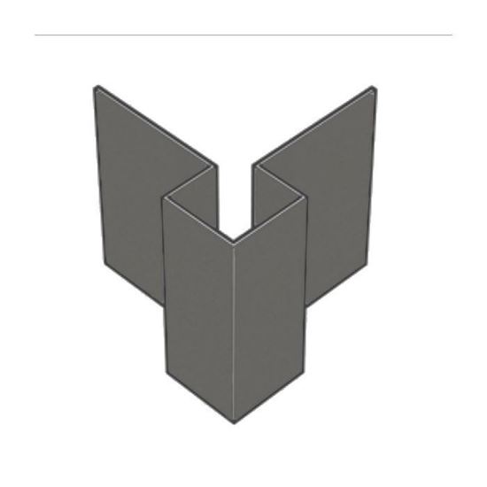 Picture of outer corner Cedral Click L=3M Alu C52 Pearl Grey