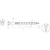 Picture of Hapax construction screw torx flenskop 6x220 ZN