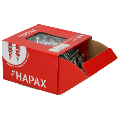 Afbeeldingen van Hapax constructieschroef torx 6x140 ZN - 100st