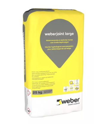 Picture of Weber joint large concrete Grey grout 25kg
