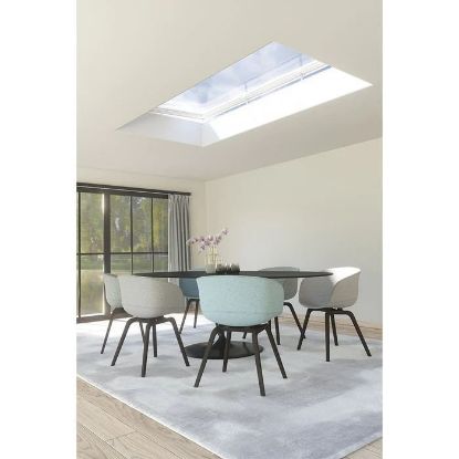 Afbeeldingen van SKYLUX iWindow2 platdakvenster - 100x100 - Opengaand