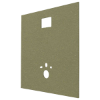 Afbeeldingen van Toiletset met MDF plaat + toiletbril softclose en UP100 inbouwreservoir
