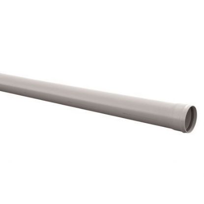 Afbeeldingen van PVC Buis grijs  3.9 + rubber MOF SN2 3m Ø200