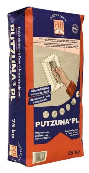 Afbeeldingen van P.T.B Putzuna PL Watervaste Pleister Grijs 25KG