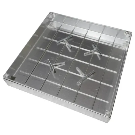 Image de Alu Klinkerdeksel Basic Line - 80x80x8CM