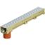 Picture of ACO Euroline 100 + Galvanized Grate with Outlet