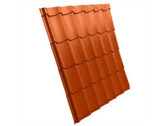 Picture of Dakplaat Dakpan Model Lot 2.5m x 1.10m Terra Cotta