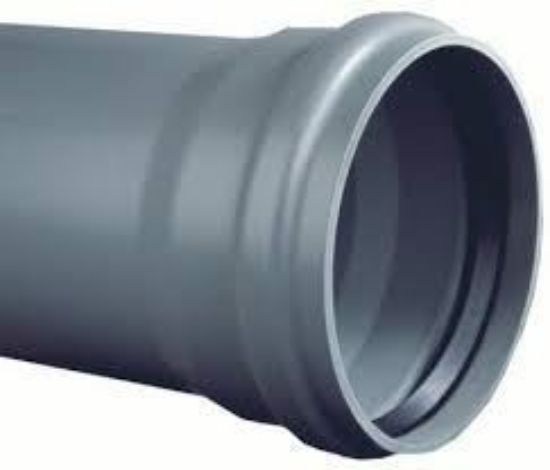 Picture of PVC Buis grijs 7.9 + rubber MOF SN2 3m Ø400