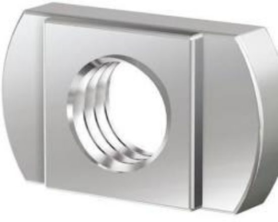 Picture of Zonnepaneel Glijmoer Voor Rail M8 28/15 A2 Inox