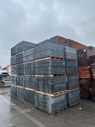 Afbeeldingen van Boordsteen Beton 100x30x6cm - Antraciet - Lotkeuze