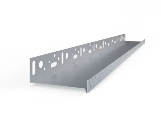 Afbeeldingen van Crepi aluminium sokkelprofiel 2.50 m 12cm