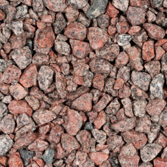 Afbeeldingen van Granietsplit rose/rood 8-16 mm 500kg